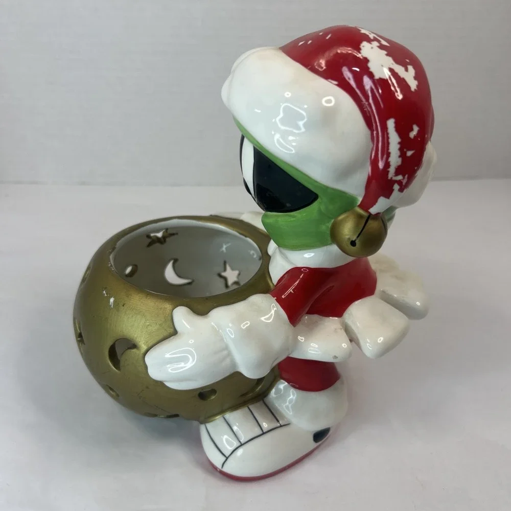 Warner‎ Bros Studio Store Marvin Martian Christmas Votive Candle Holder Read